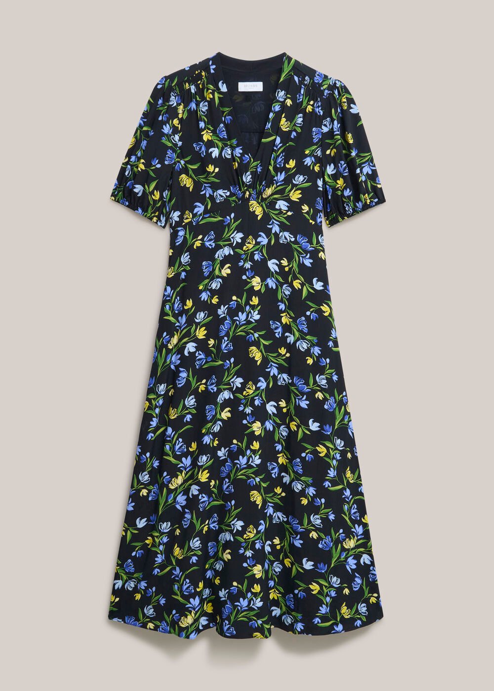 Petite Sidonie Dress, Navy Multi, hi-res