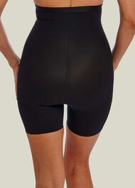 Firm Control Hourglass High Waist Thigh Shaper, Black, hi-res