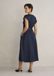 Agnes Dress, Midnight Navy, hi-res