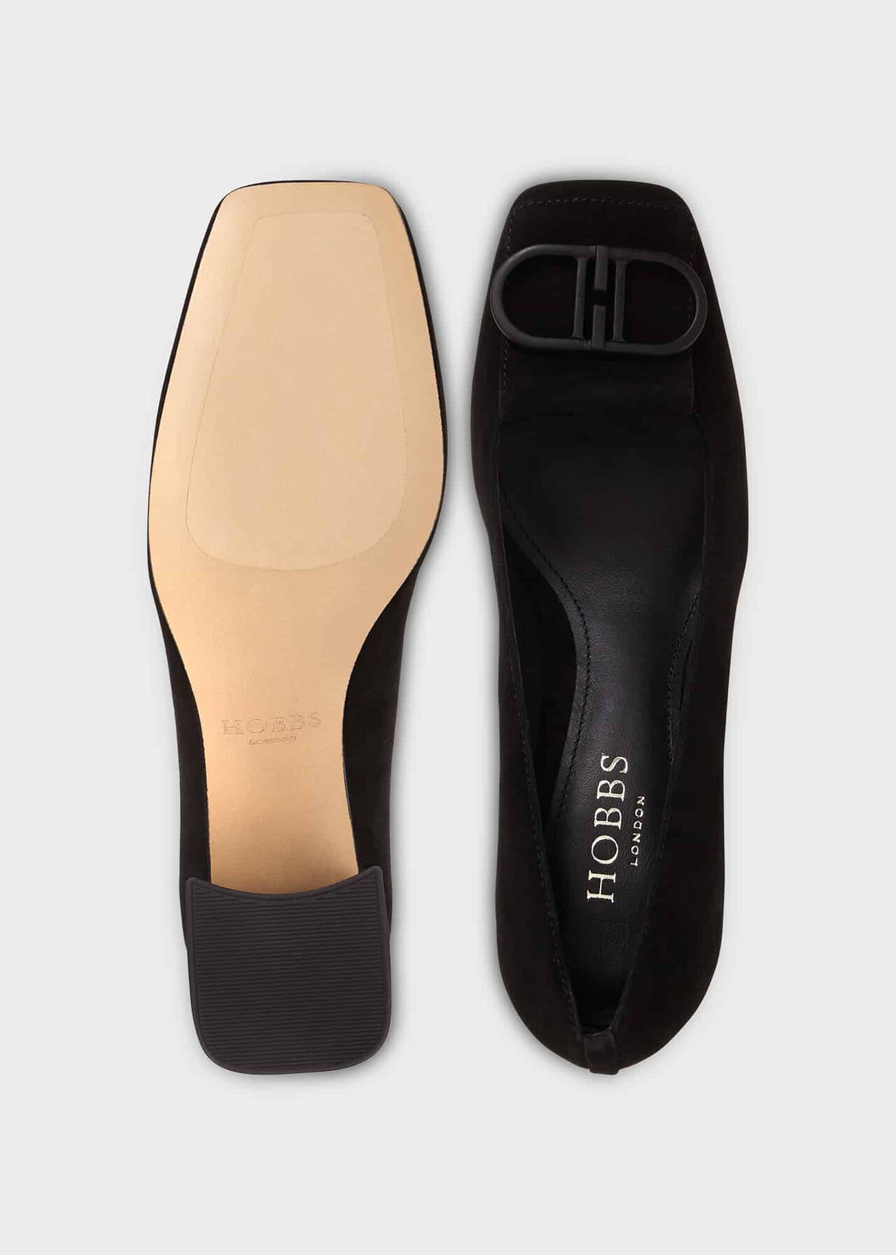 Lexia Court Shoes, Black, hi-res