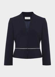 Alexandra Jacket, Navy Ivory, hi-res