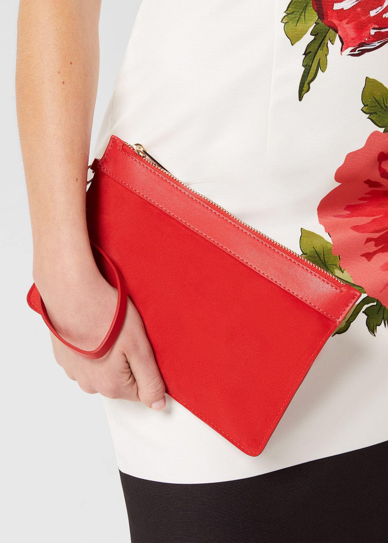 Lundy Wristlet, Wildflower Red, hi-res