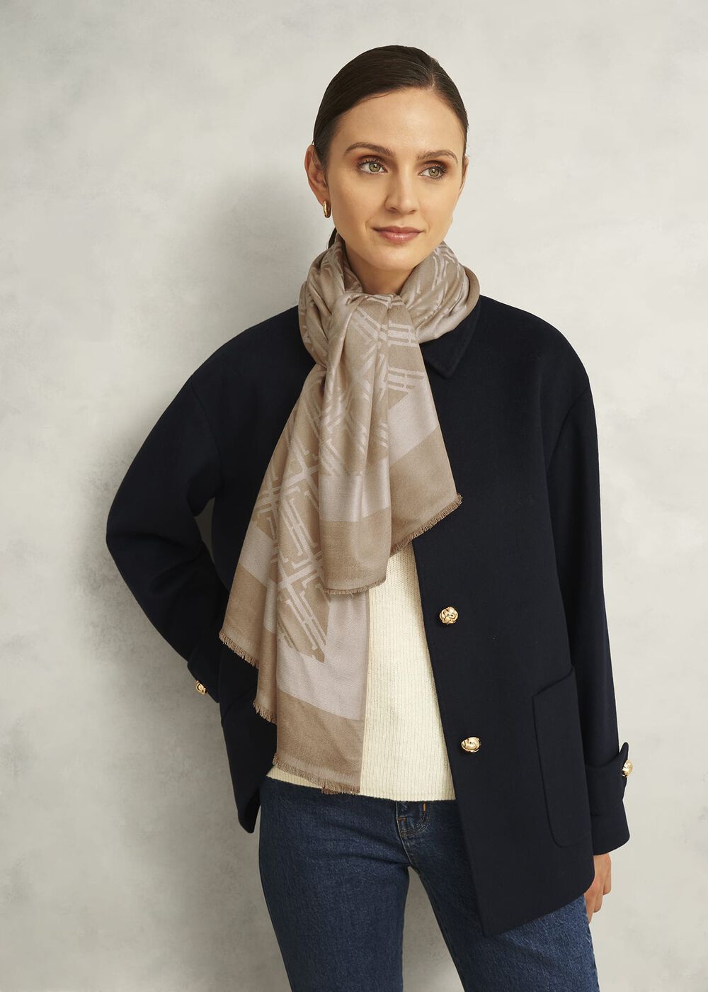 Mora Scarf, Camel Cream, hi-res