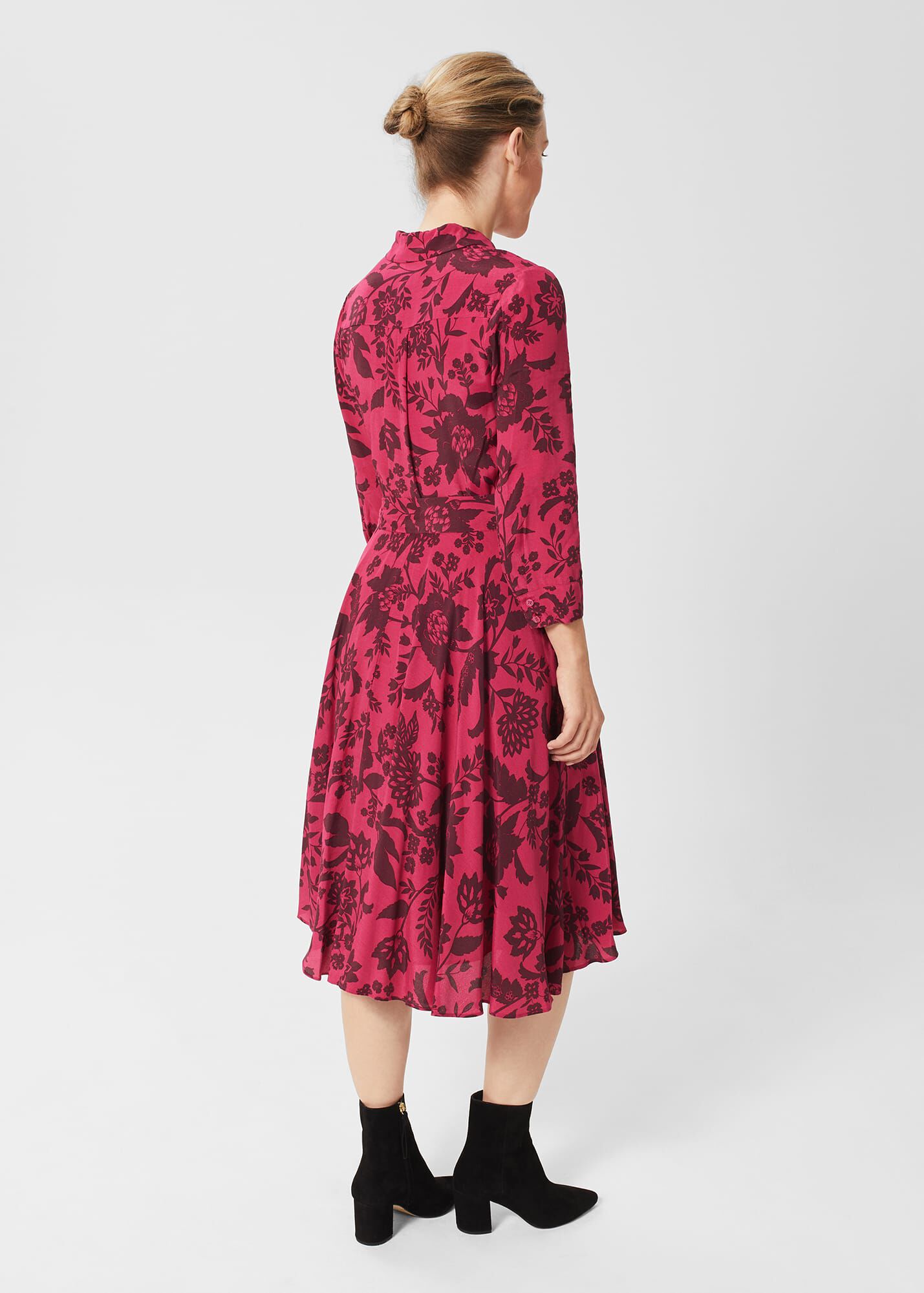 Petite Lainey Belted Fit And Flare Dress