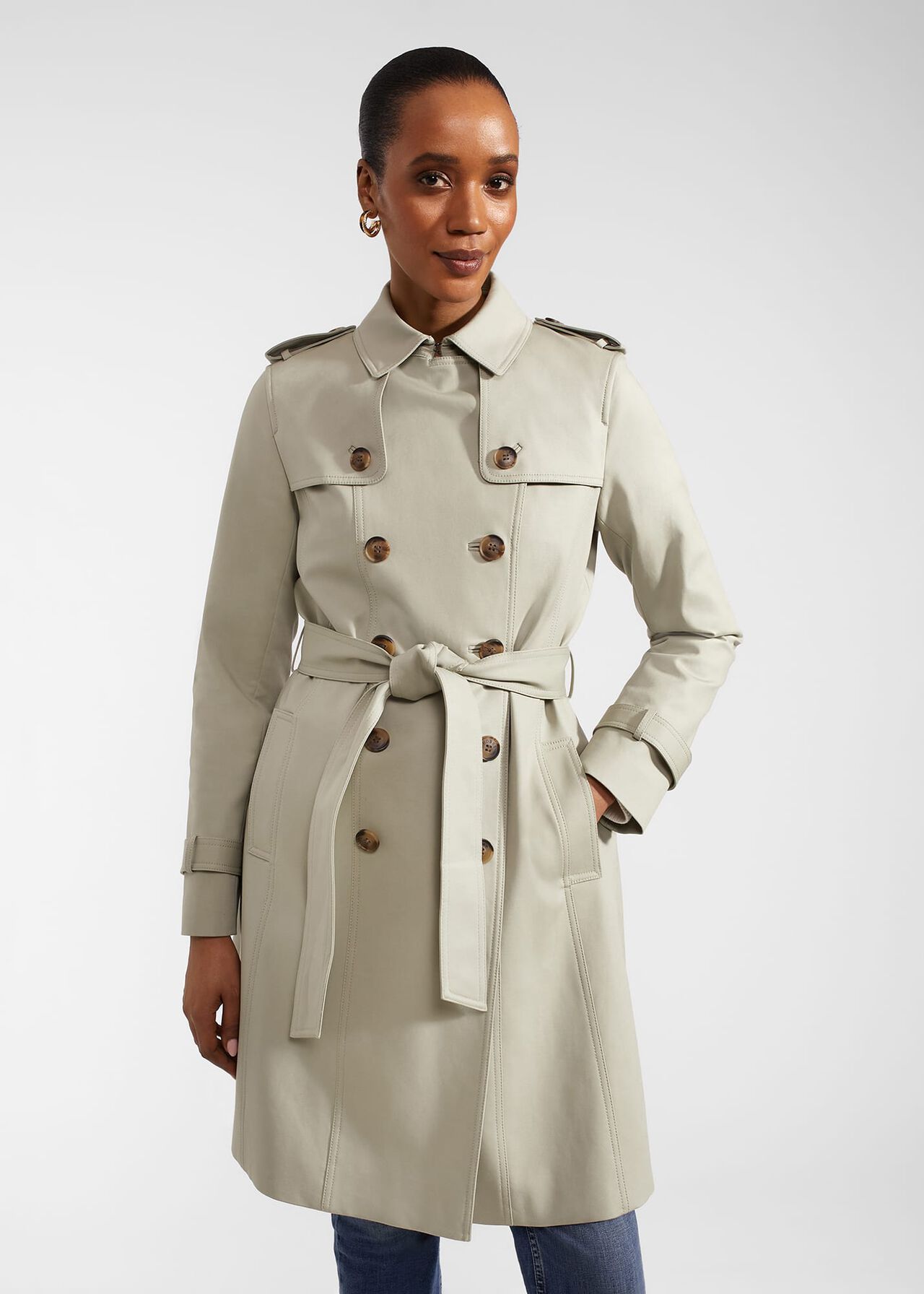 HOBBS SASKIA TRENCH COAT