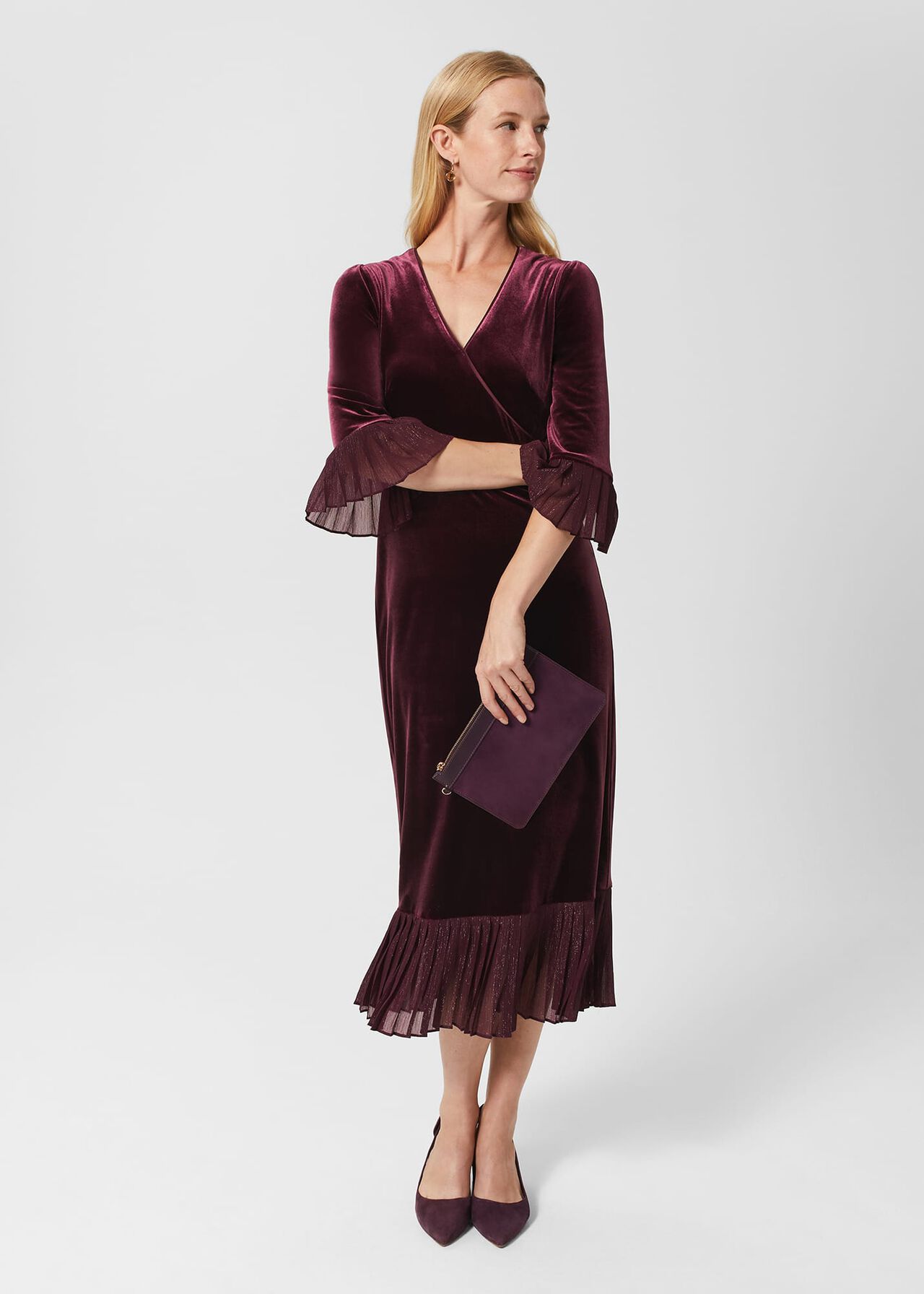Lundy Wristlet, Mulberry, hi-res