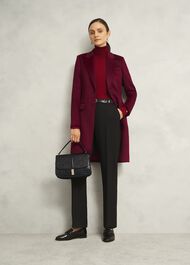 Larissa Leather Crossbody Bag, Black, hi-res