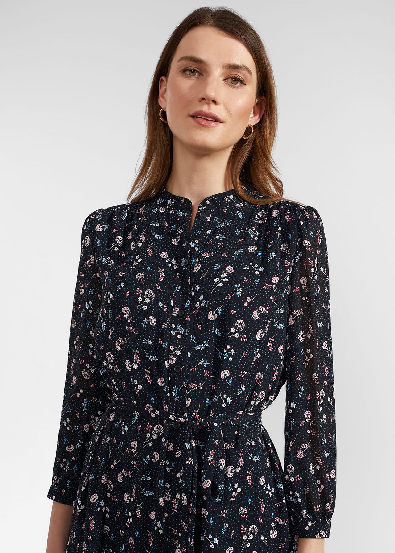 Pearl Dress, Navy Multi, hi-res