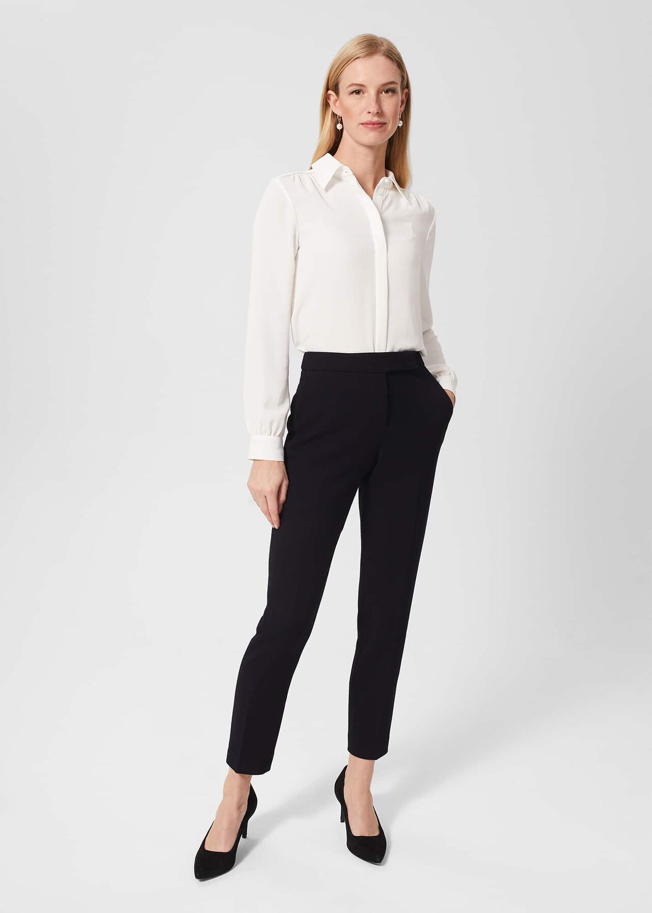 Keston Blouse, Ivory, hi-res