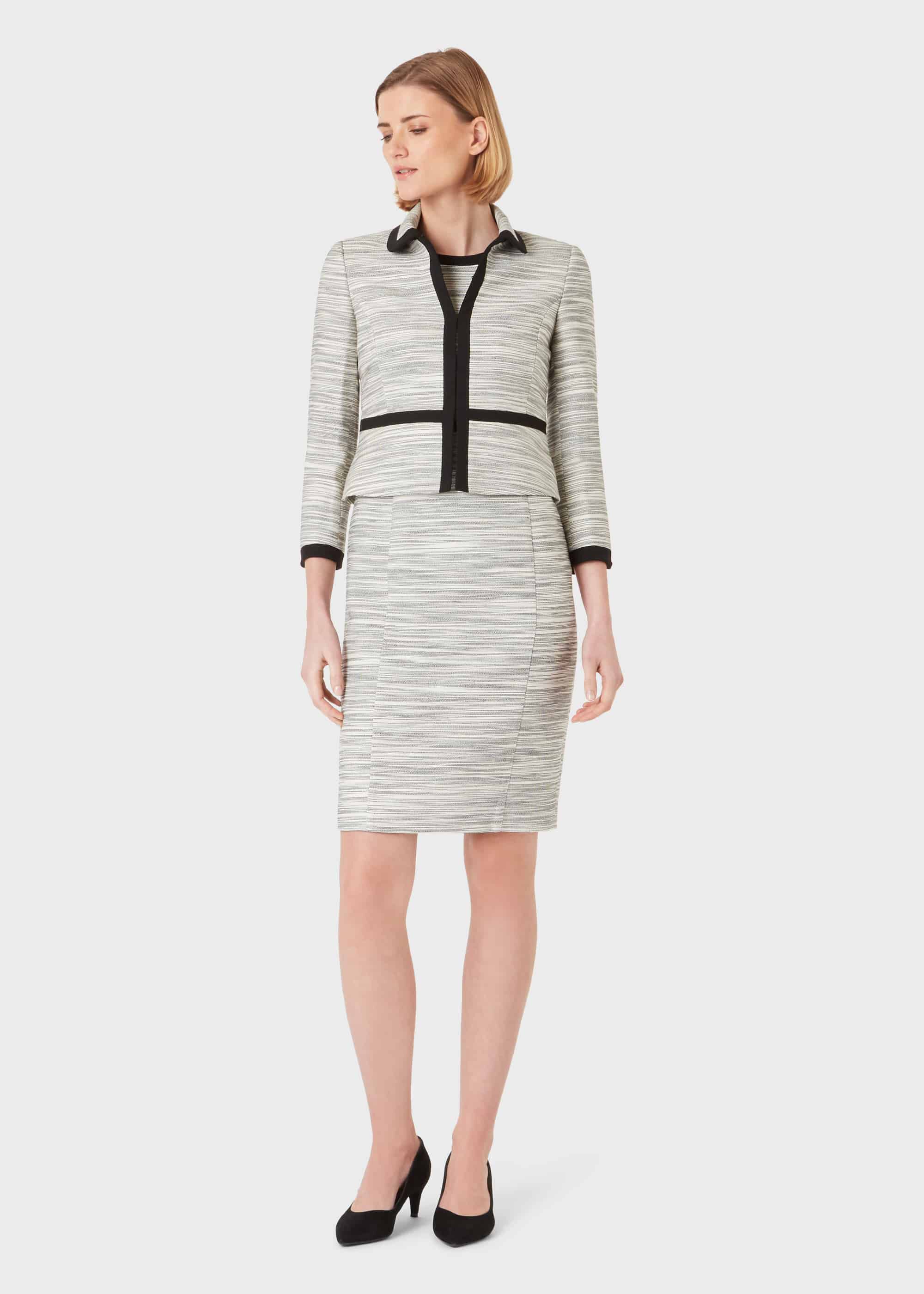 Amira Cotton Blend Collar Jacket | Hobbs