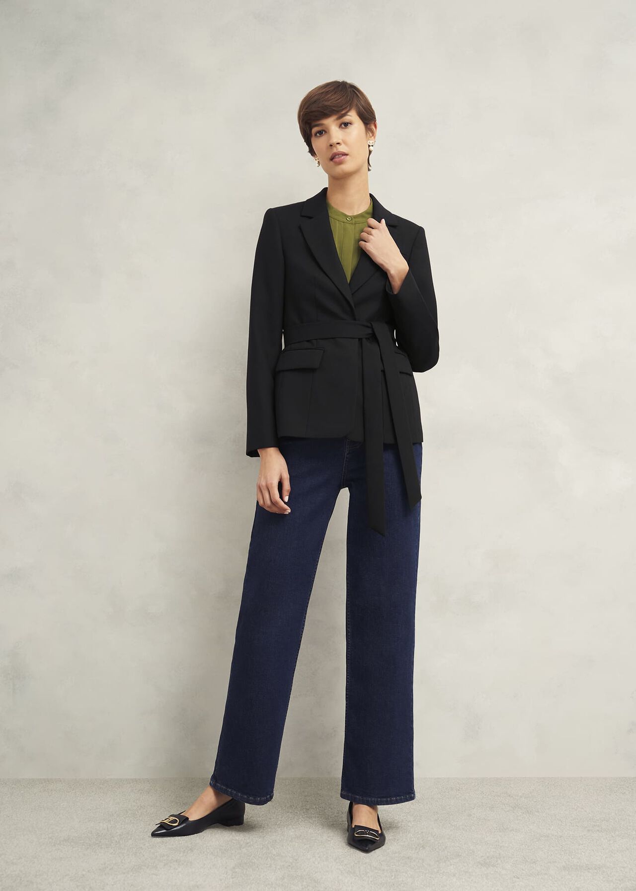 Casey Jacket With Wool, Black, hi-res