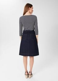 Tabatha Denim Skirt, Indigo, hi-res