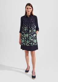 Marci Dress, Navy Multi, hi-res