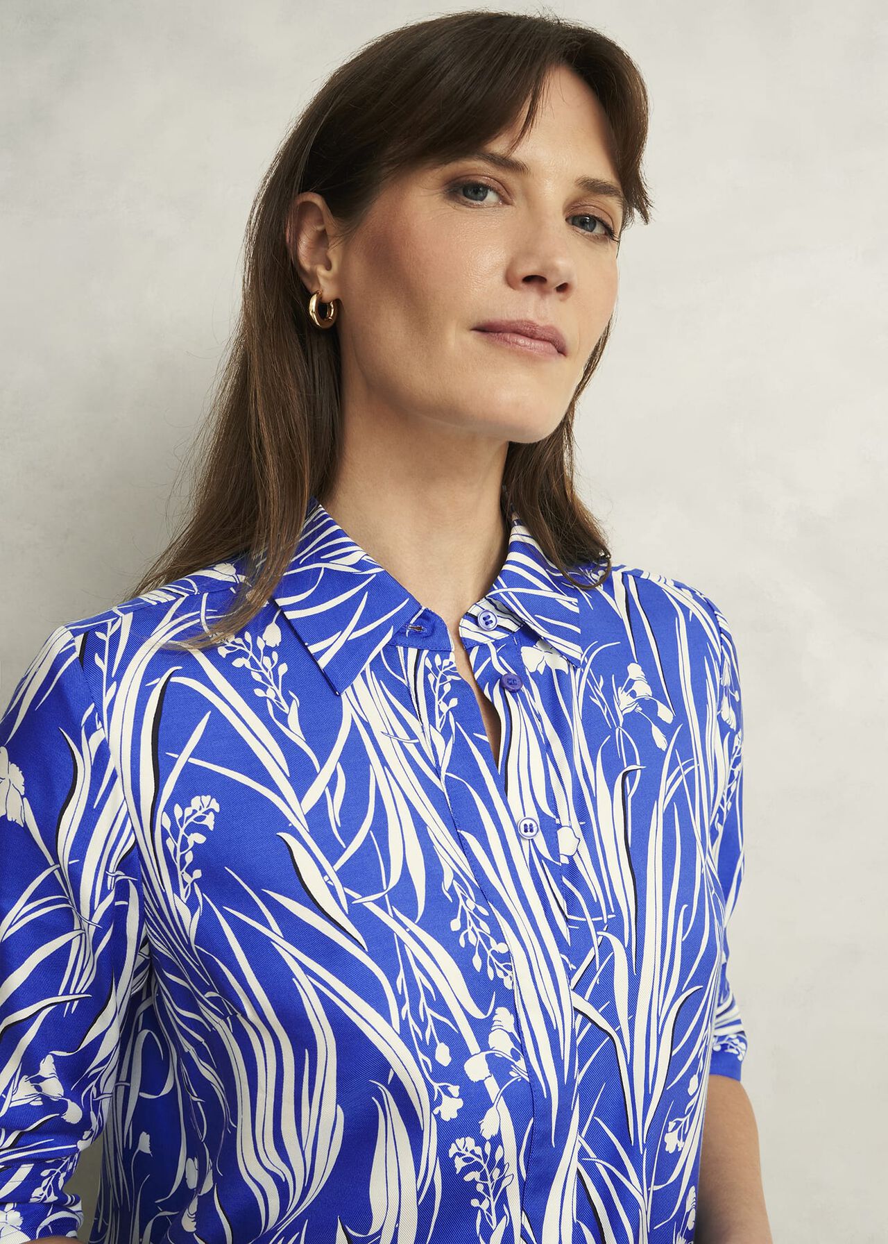 Marciella Tunic Dress, Blue Multi, hi-res