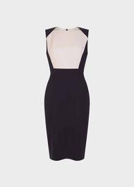 Shea Dress, Navy Pink, hi-res