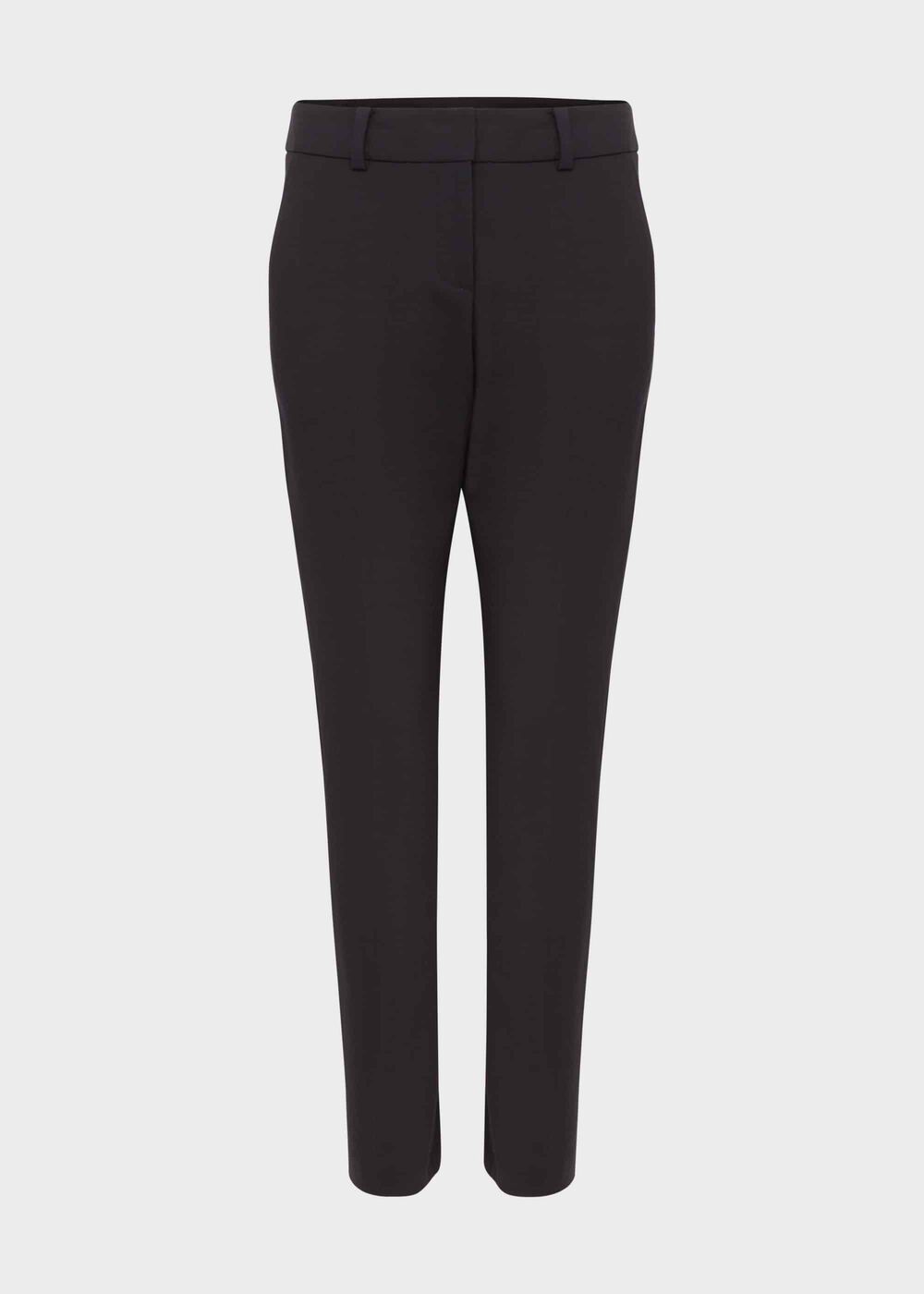 Petite Quin Tapered Trousers With Stretch, Black, hi-res