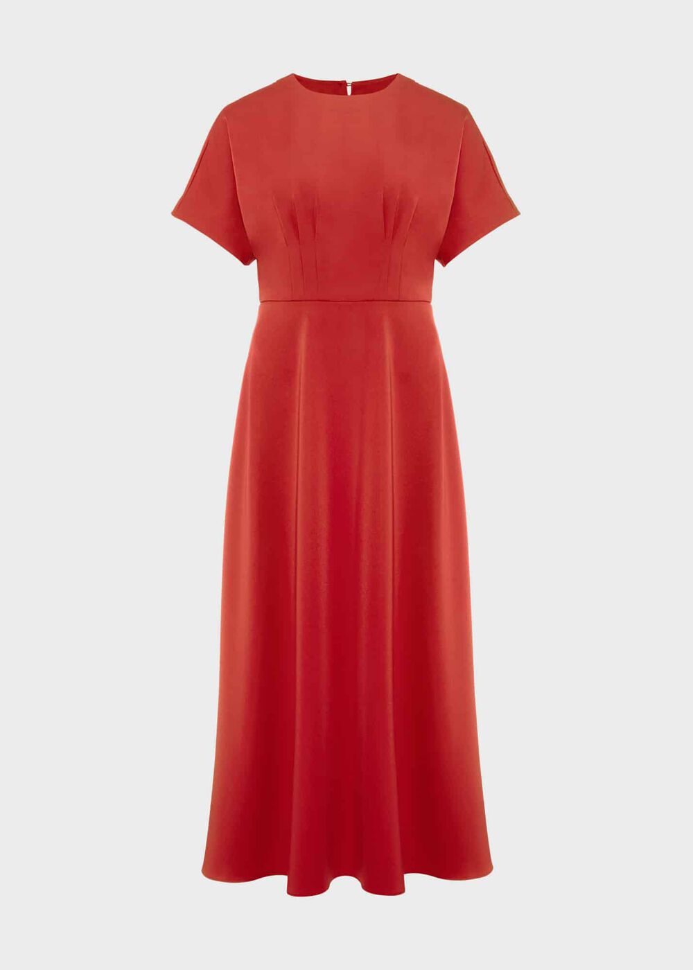 Radclyffe Fit And Flare Dress, True Red, hi-res