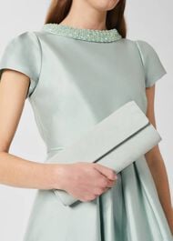 Evesham Clutch Bag, Sage Green, hi-res