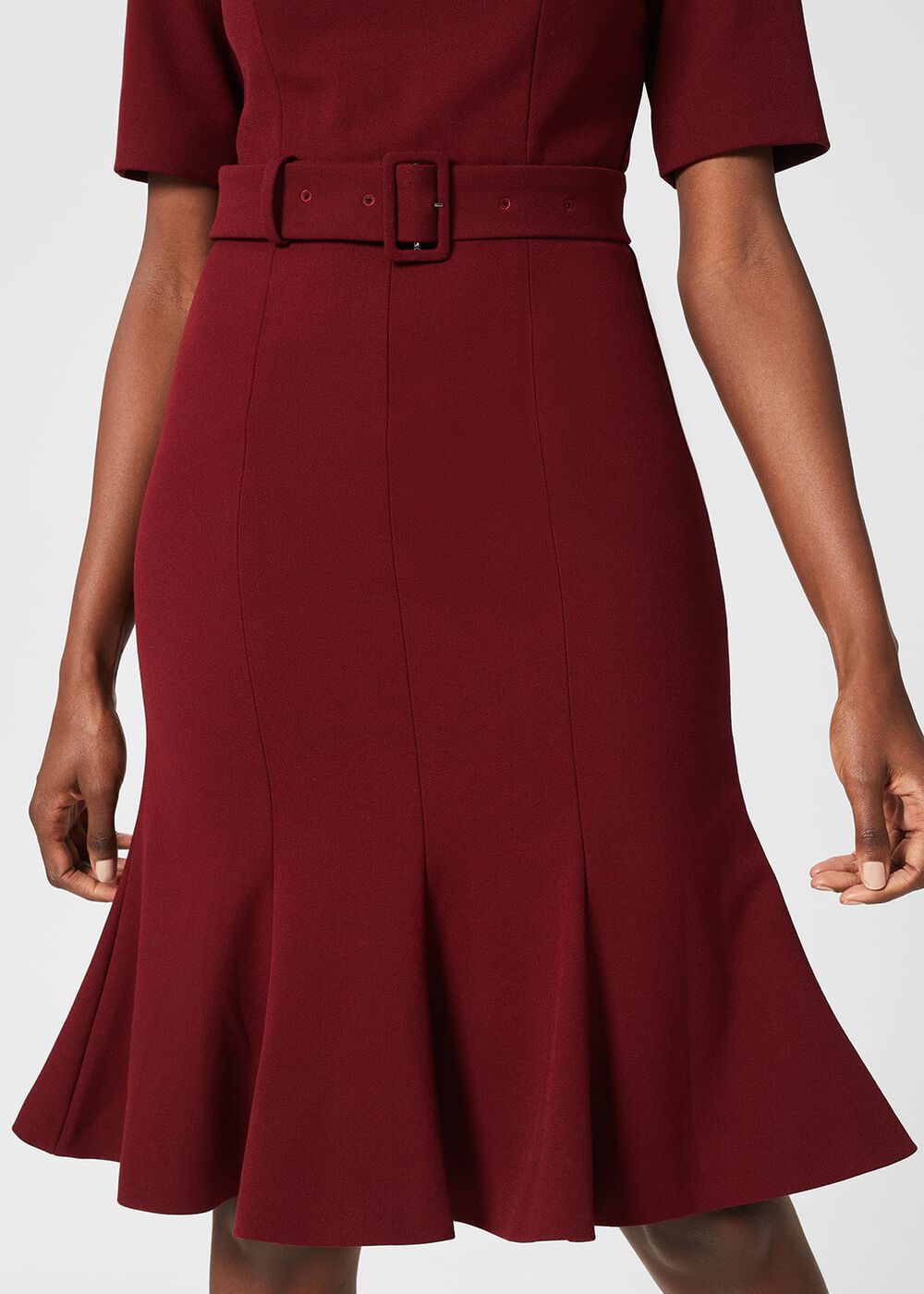 Bria Dress, Merlot, hi-res