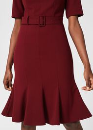 Bria Dress, Merlot, hi-res