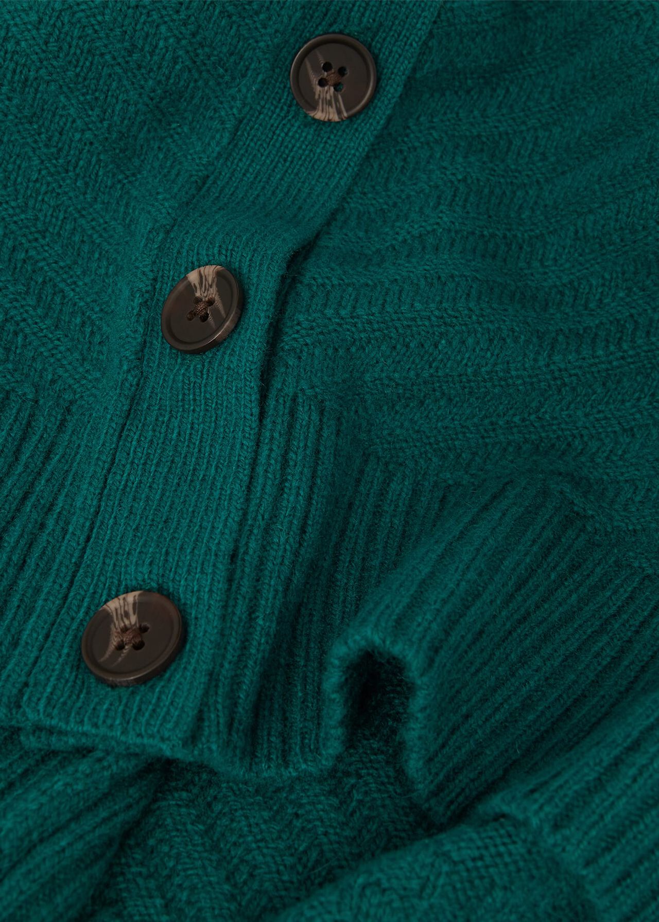 Lilla Cardigan With Wool, Jade Green, hi-res