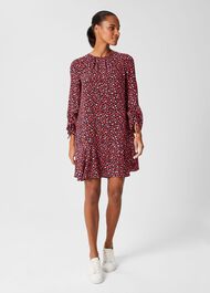 Lilia Dress, Navy Multi, hi-res
