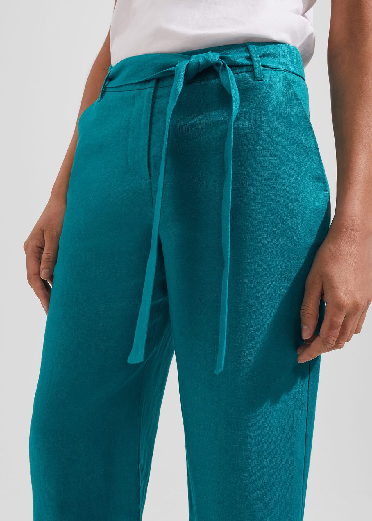 Jacqui Crop Pants, Lagoon Green, hi-res