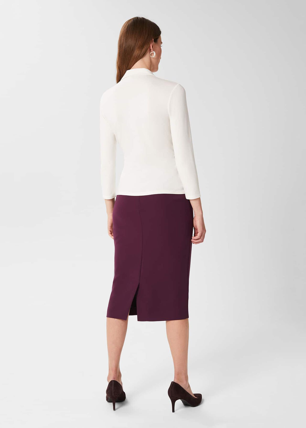 Adelia Skirt, Deep Plum, hi-res