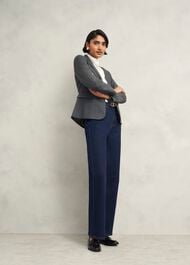 Elsie Wool Blend Jacket, Grey, hi-res