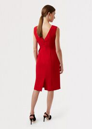 Elida Shift Dress, Red, hi-res
