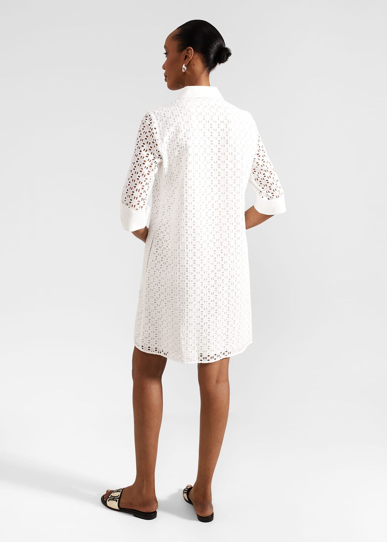 Marciella Dress, White, hi-res