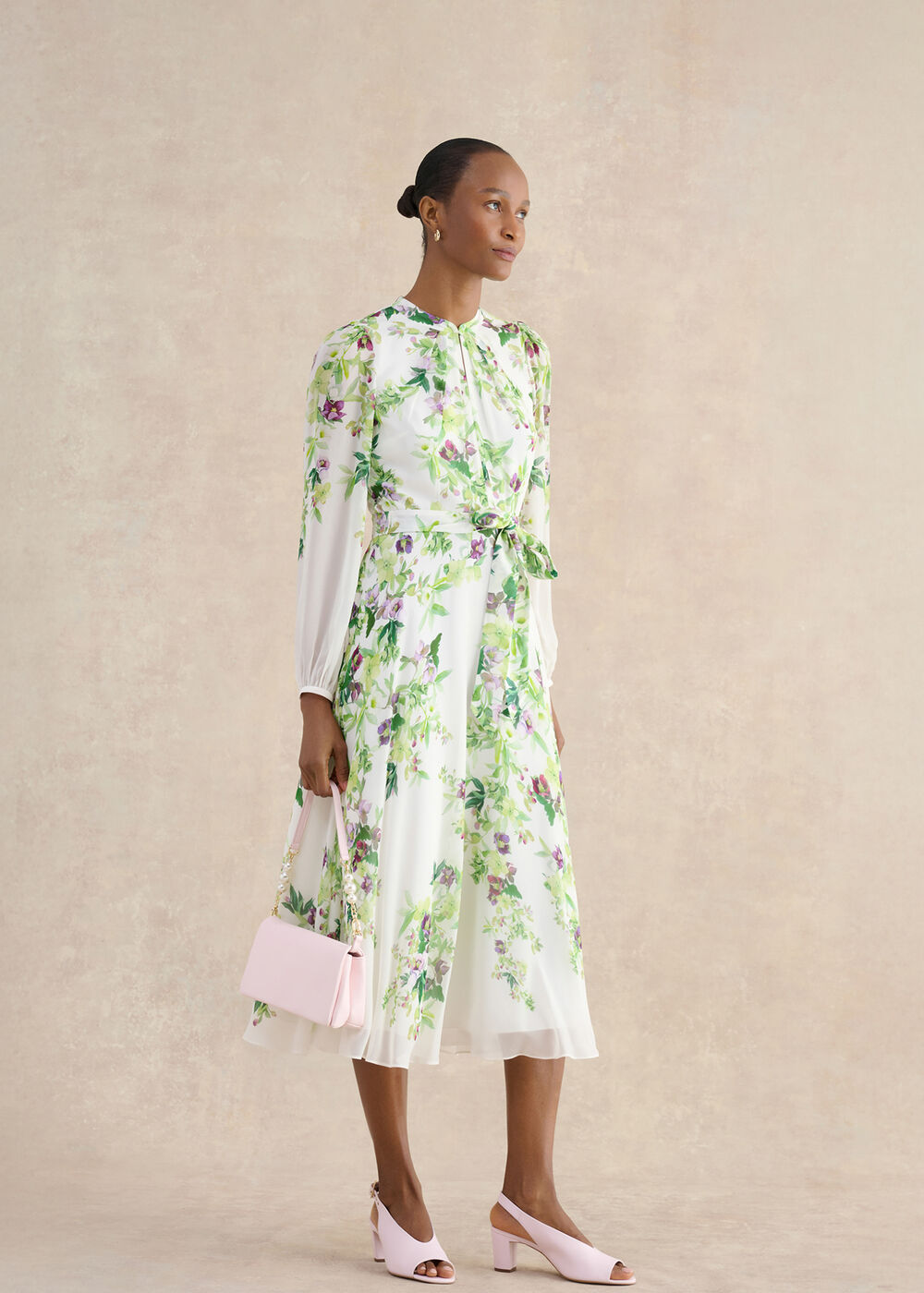 Kali Leather Sandals, Pale Pink, hi-res