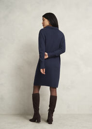 Petite Audrey Dress, Hobbs Midnight, hi-res