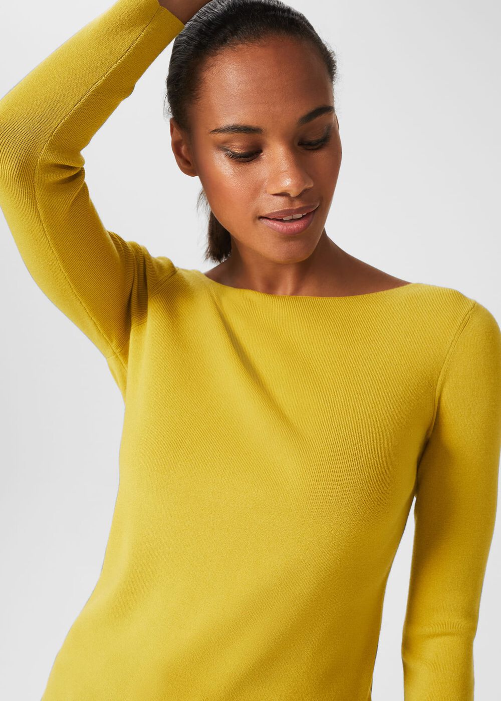 Cesci Jumper, Lemon Yellow, hi-res