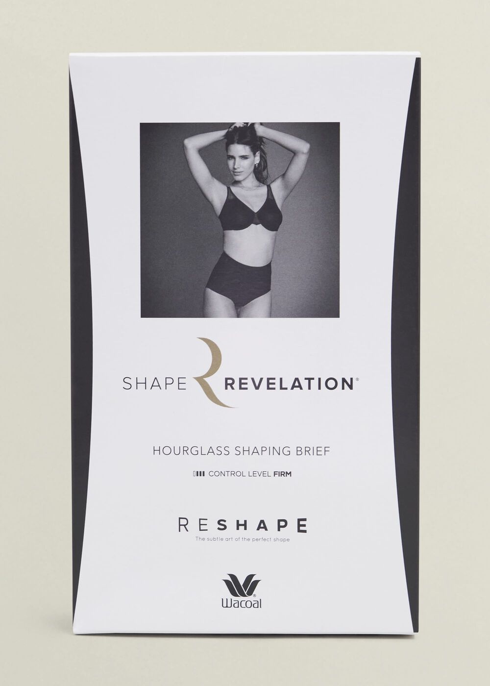 Firm Control Hourglass Shaping Brief , Black, hi-res