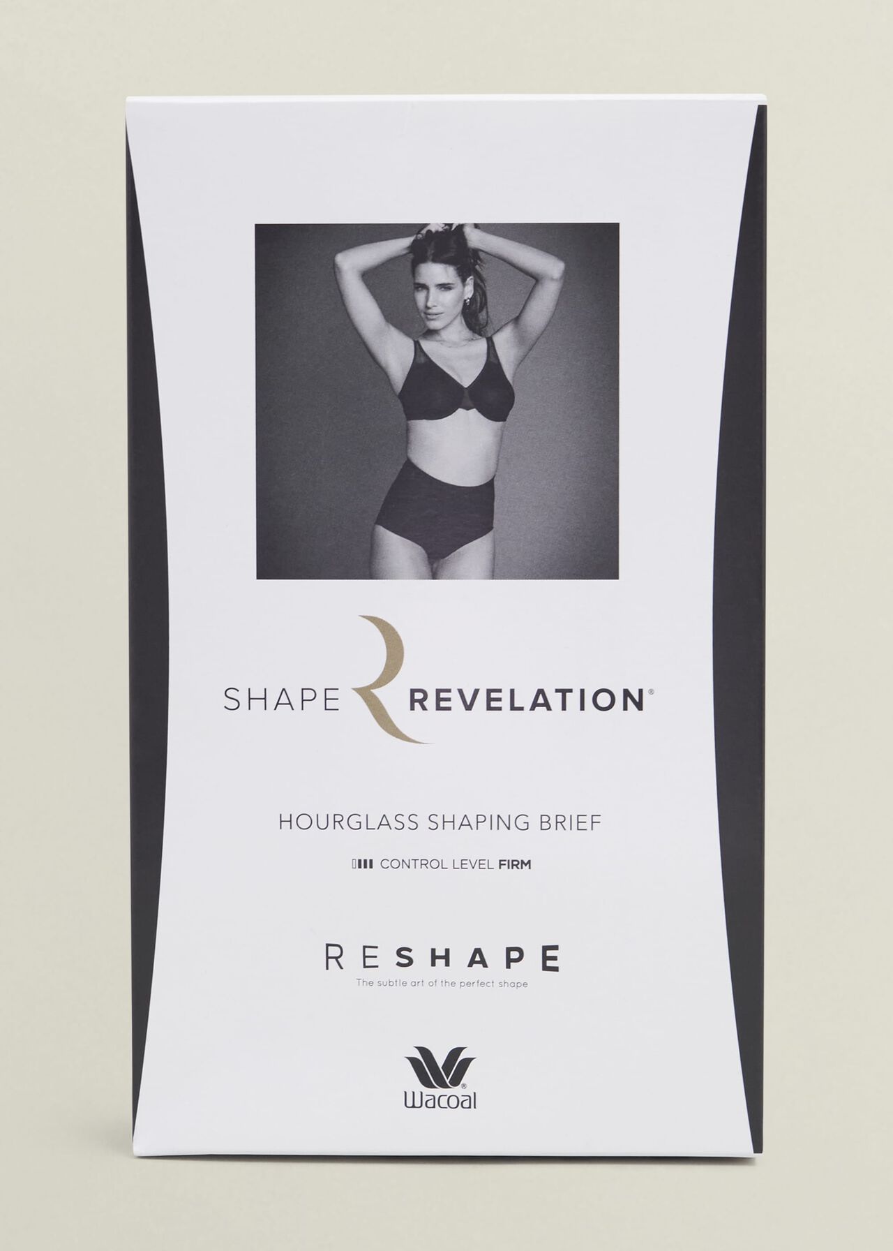 Firm Control Hourglass Shaping Brief , Black, hi-res