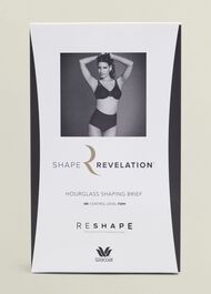 Firm Control Hourglass Shaping Brief , Black, hi-res