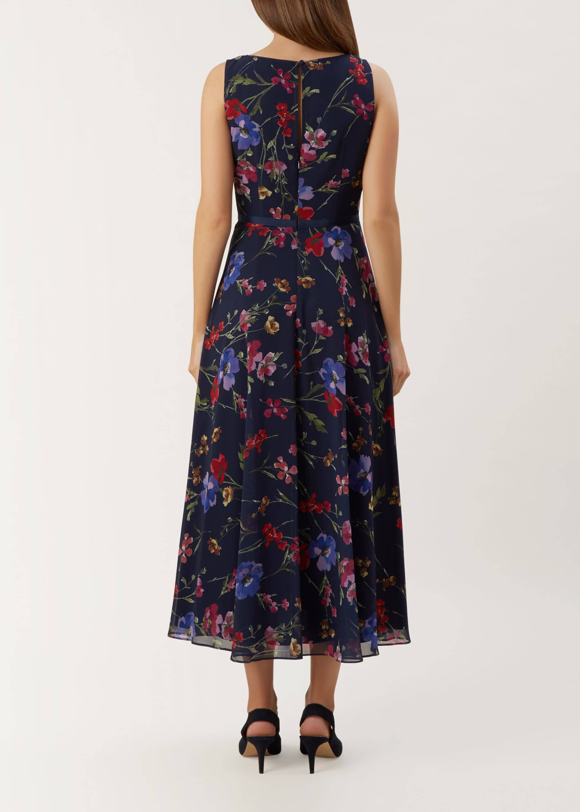 hobbs navy carly dress
