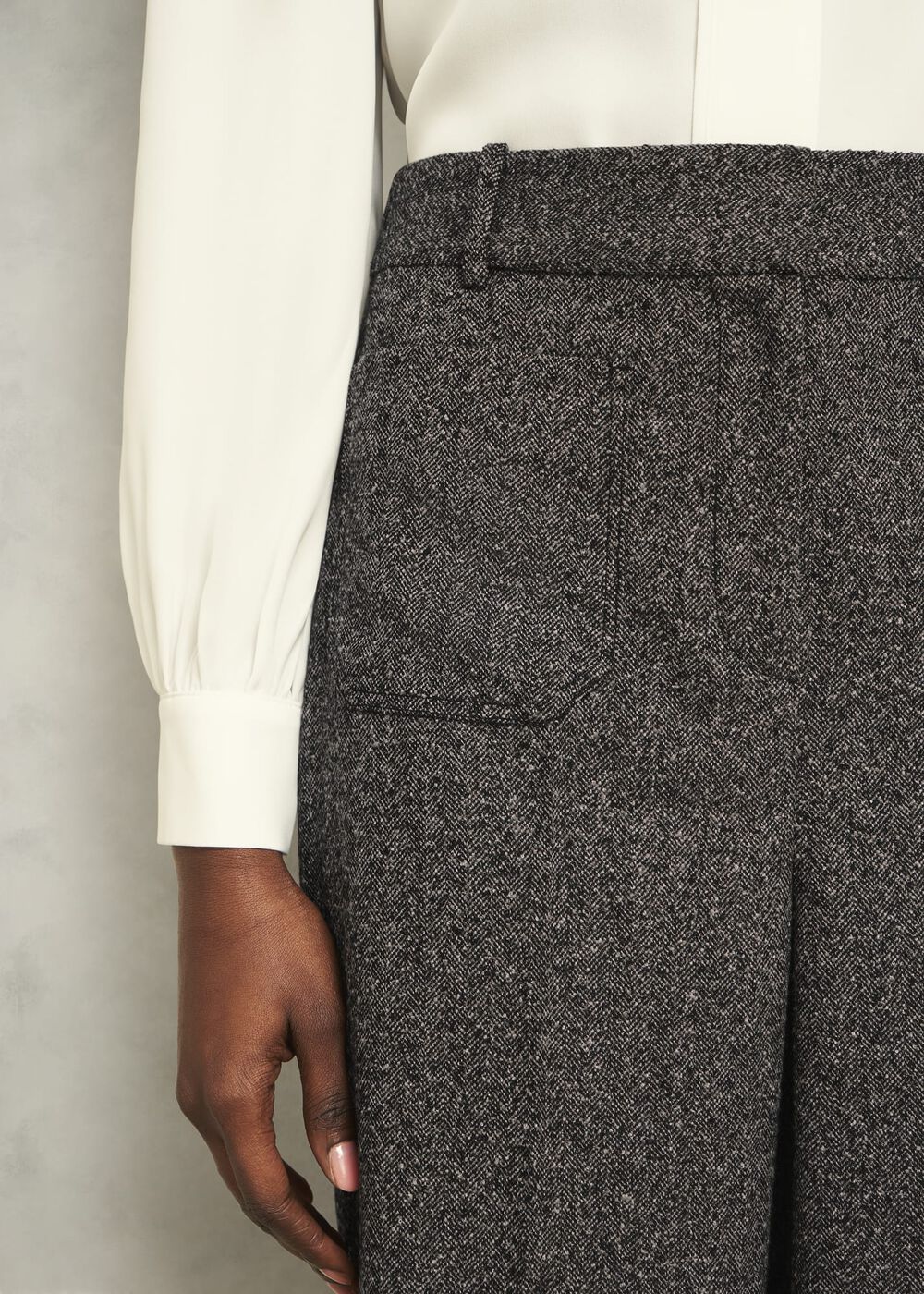 Blaire Wide Pants, Black Camel, hi-res