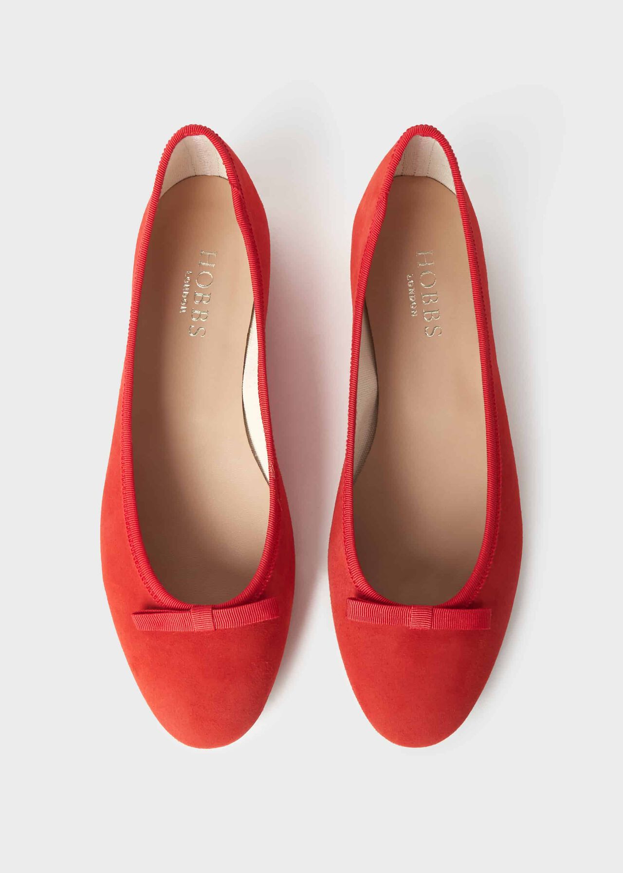 Flo Ballet Flats, Orange Red, hi-res