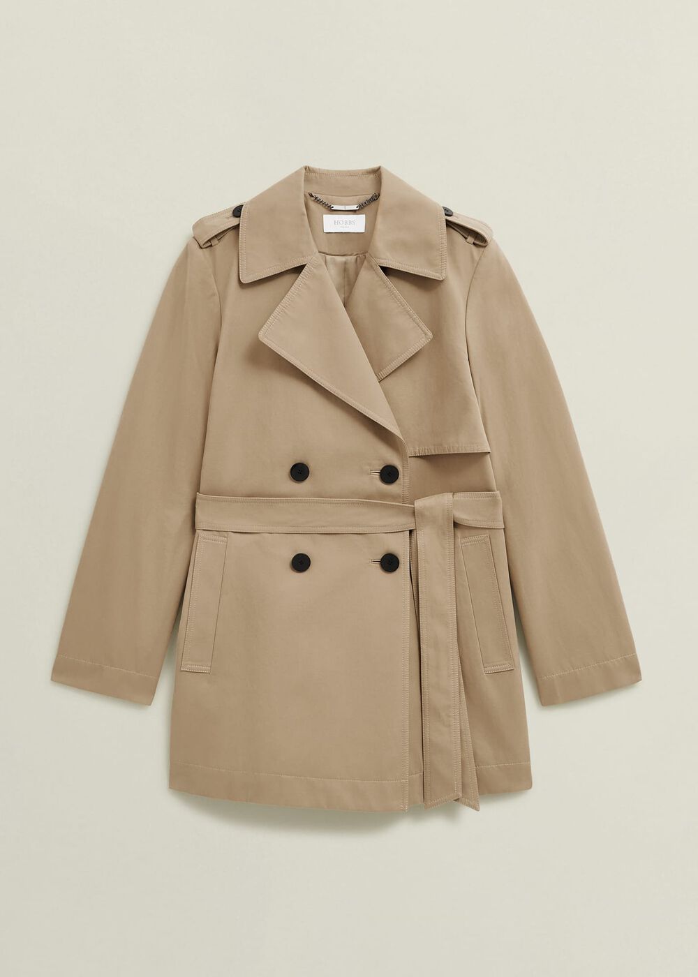 Norma Trench Coat, Fawn Beige, hi-res