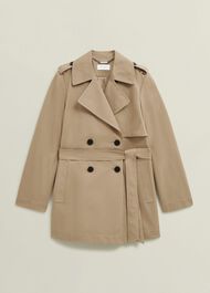 Norma Trench Coat, Fawn Beige, hi-res