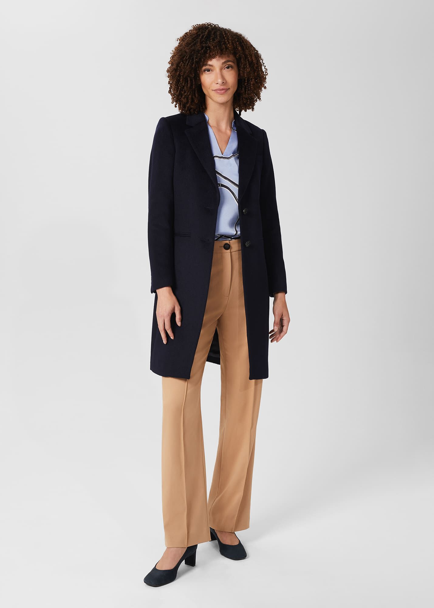 Hobbs ophelia coat navy store