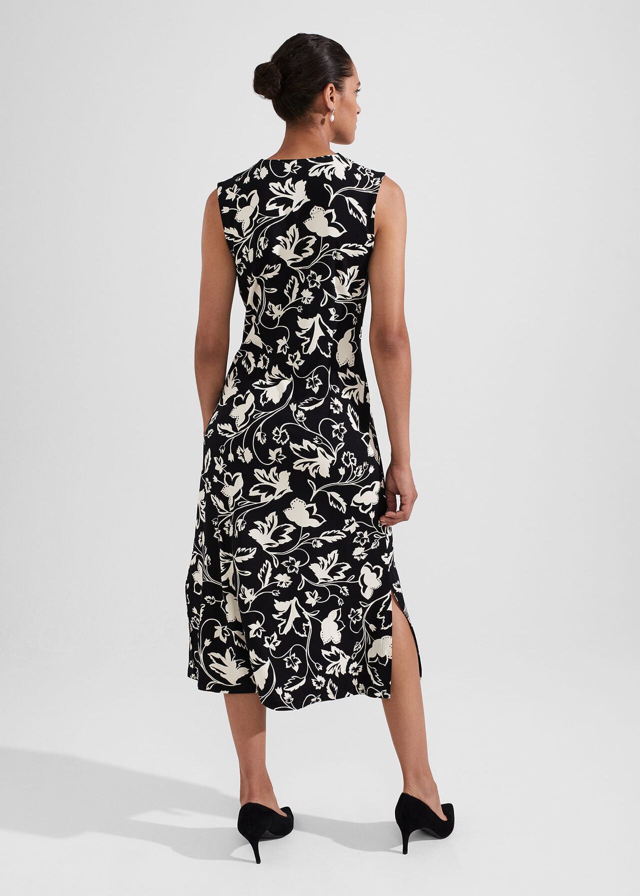 Joanna Dress, Black Cream, hi-res