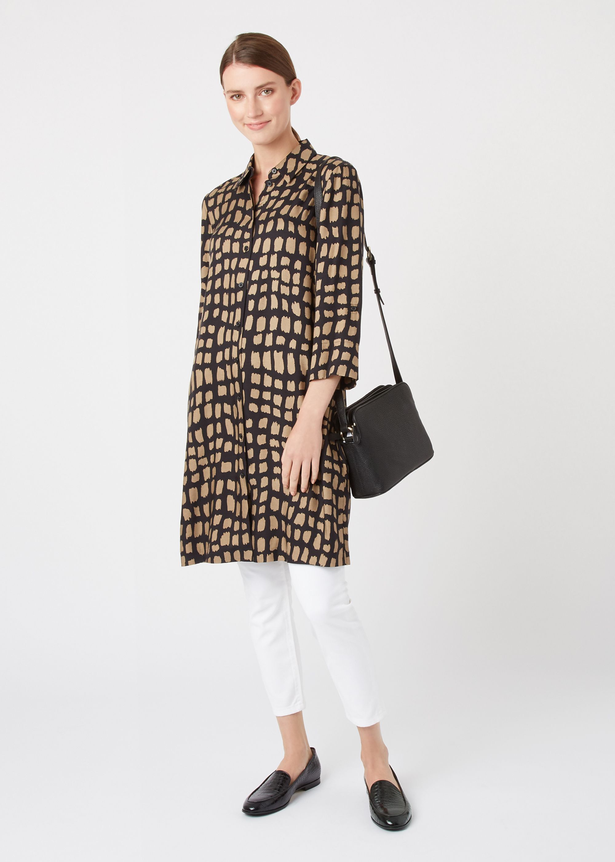 hobbs gold dress