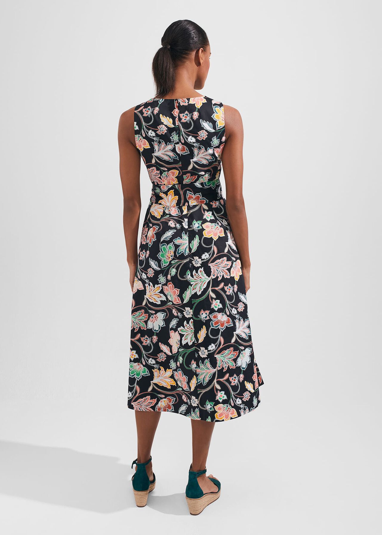 Emilie Dress, Black Multi, hi-res