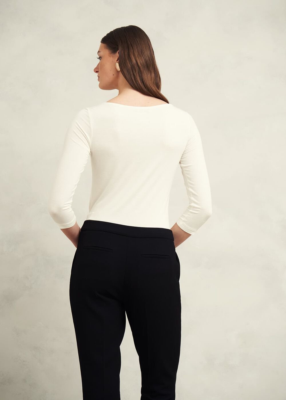 Sonya Plain Top, Hobbs Ivory, hi-res