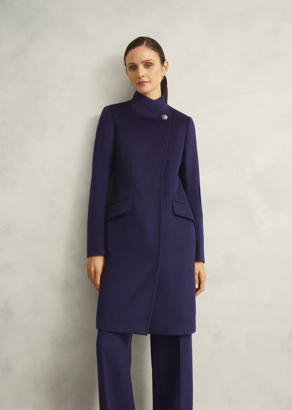 Taylor Wool Coat, Midnight Purple, hi-res