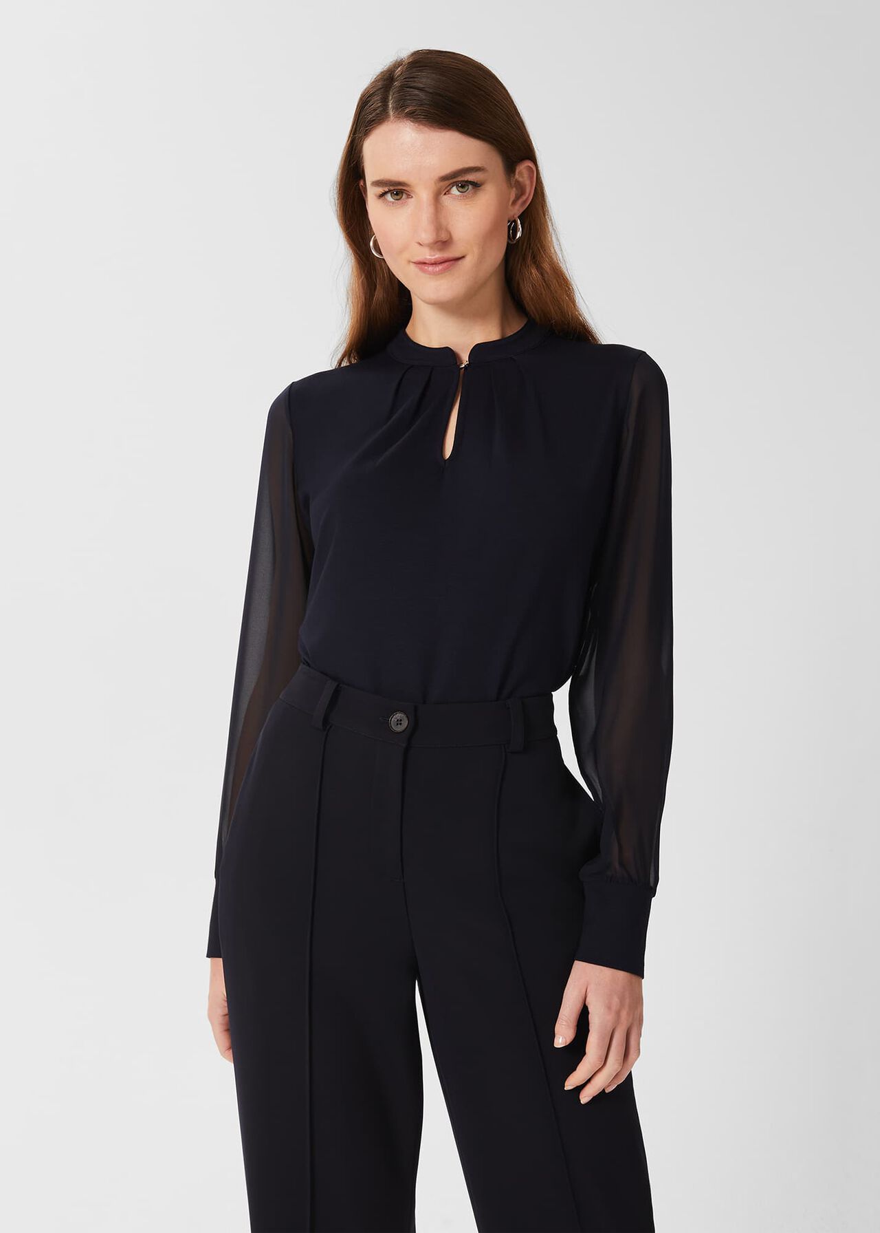 Margot Top, Navy, hi-res