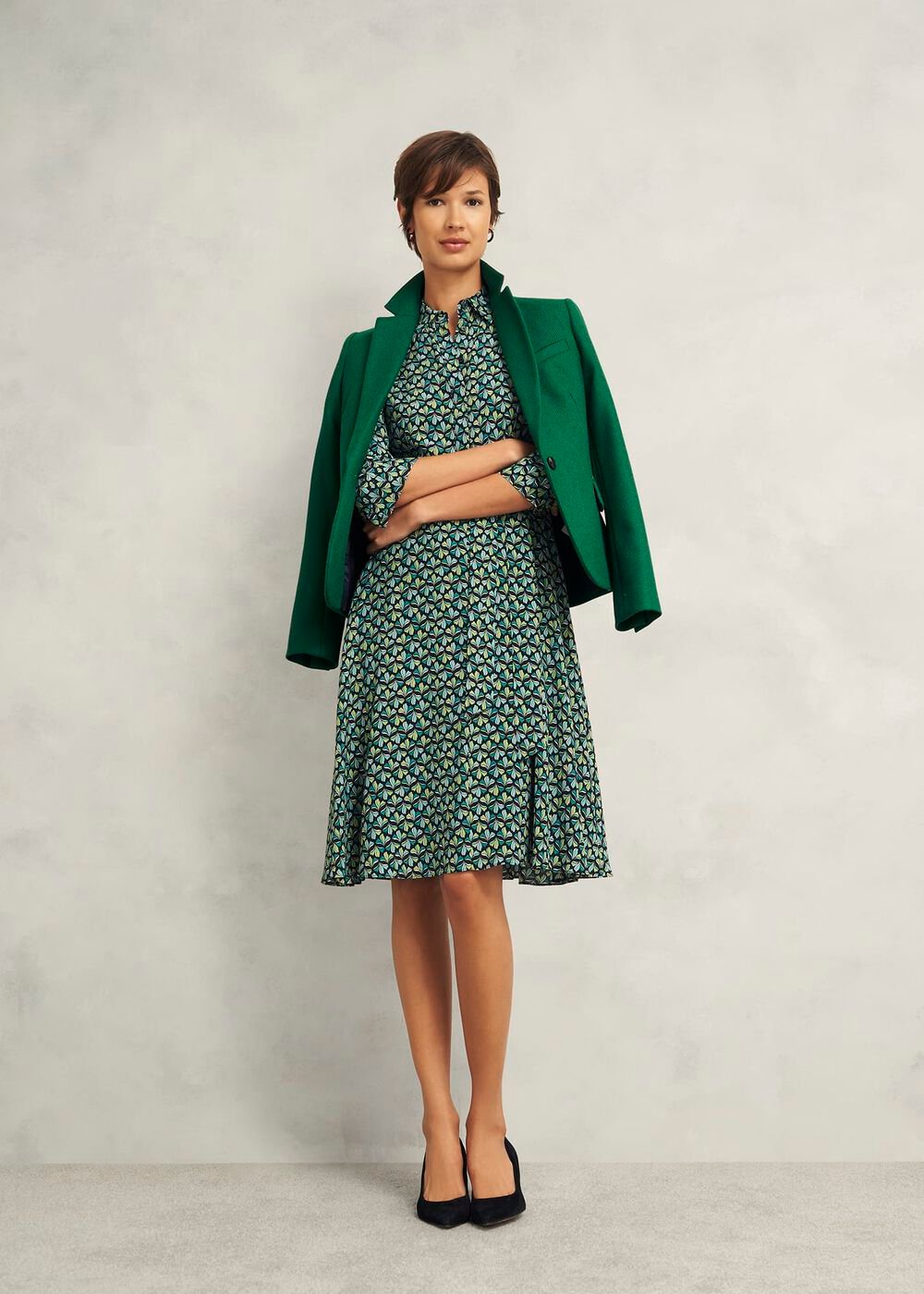 Petite Blake Wool Jacket, Agate Green, hi-res